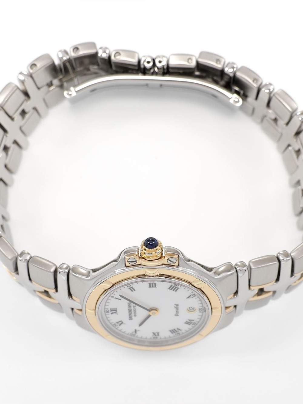 Raymond Weil Parsifal two-tone watch— silver stainless steel and 18k yellow gold - Picture 12 of 14